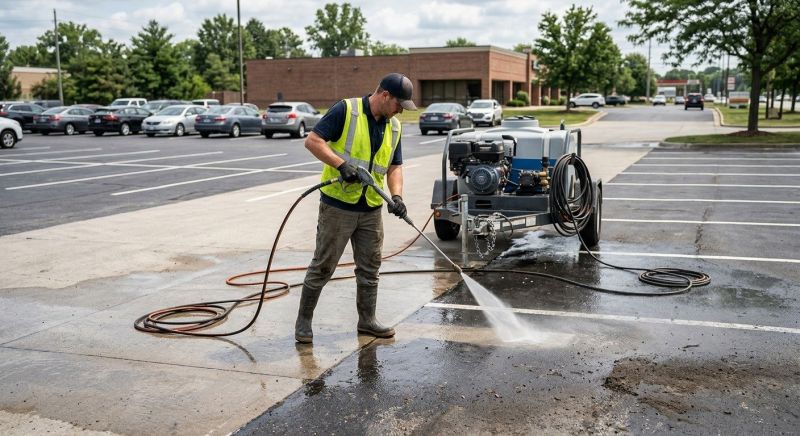 Parking Lot Washing
