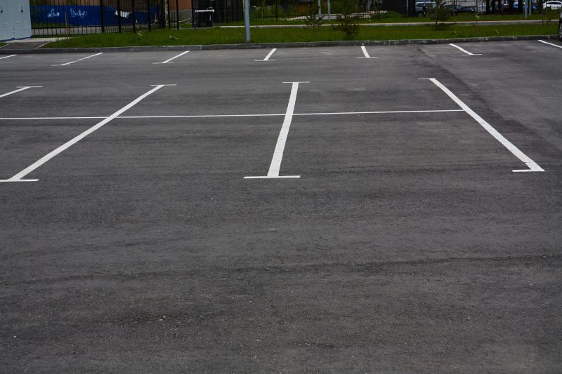 Parking Lot After Maintenance